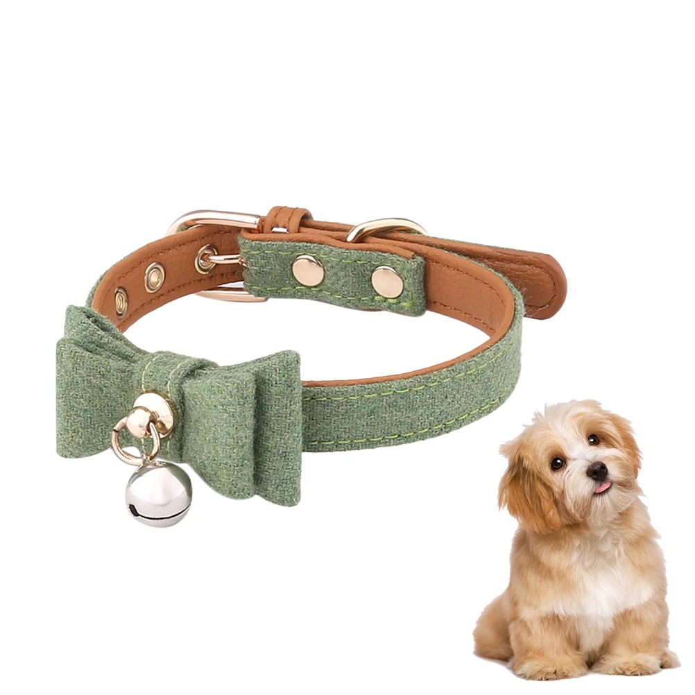 

Supplies Kitten Felt Pet Dog Collar Bell Collar Halloween Charm Collars Pet Supplies for Dogs Soft Felt Material