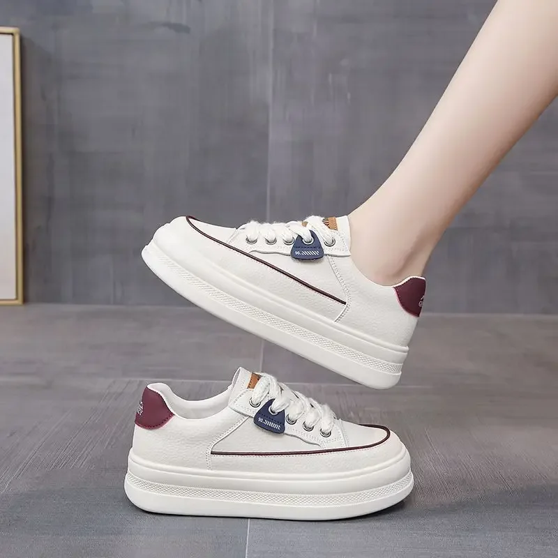 

Spring Autumn High on Platform Woman Footwear Sale Daily Routine Aesthetic Offers Y2k Fashion Walking Korean 39 Shoes for Women