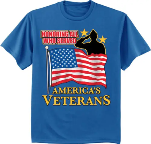 Support Our Troops T-shirt American Flag Veterans Salute The Troops Tee Shirt