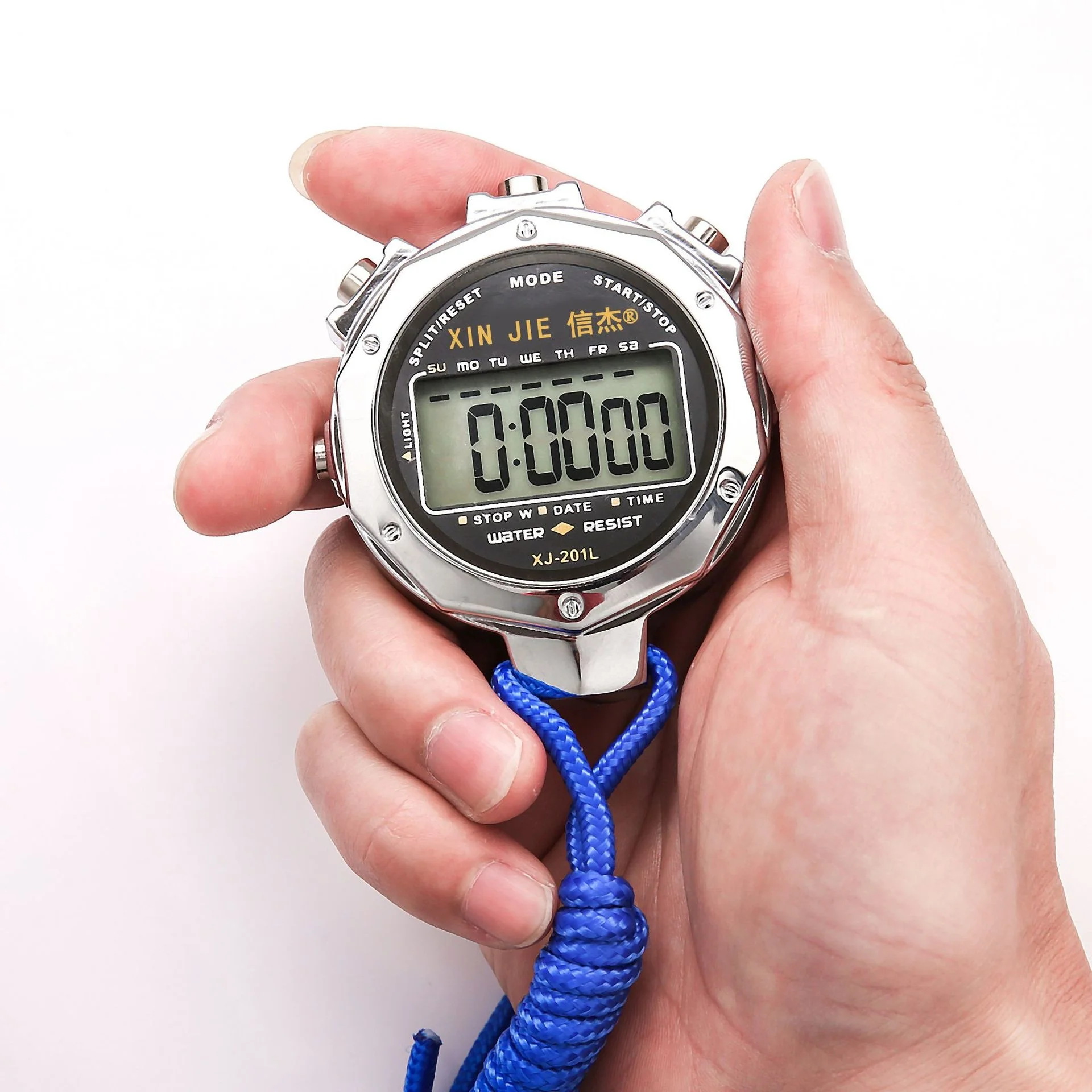 20 قطعة صف واحد ساعة توقيت الموقت السباحة الجري المنافسة اللياقة البدنية الرياضة الحكم المدرب مع توهج في الظلام العد التنازلي