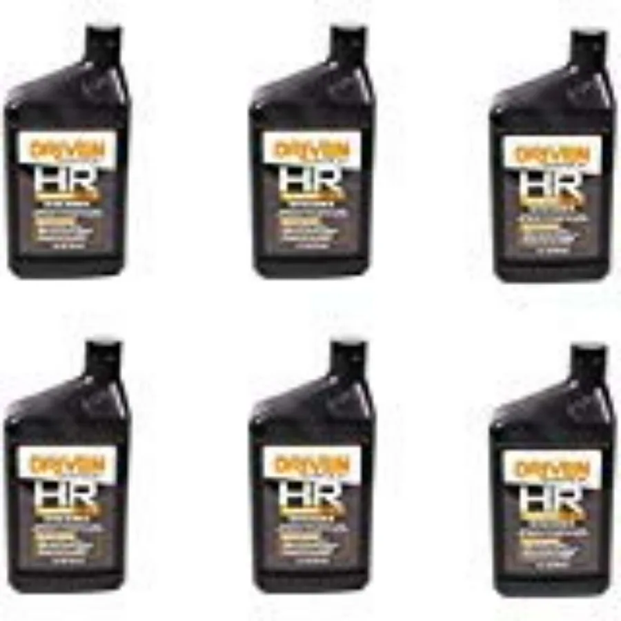 

Моторное масло Hr-5 High Zinc Conventional 10W-40, 1 кварт (6 упаковок), красное, высокопроизводительная цинковая формула для высокопроизводительных двигателей.