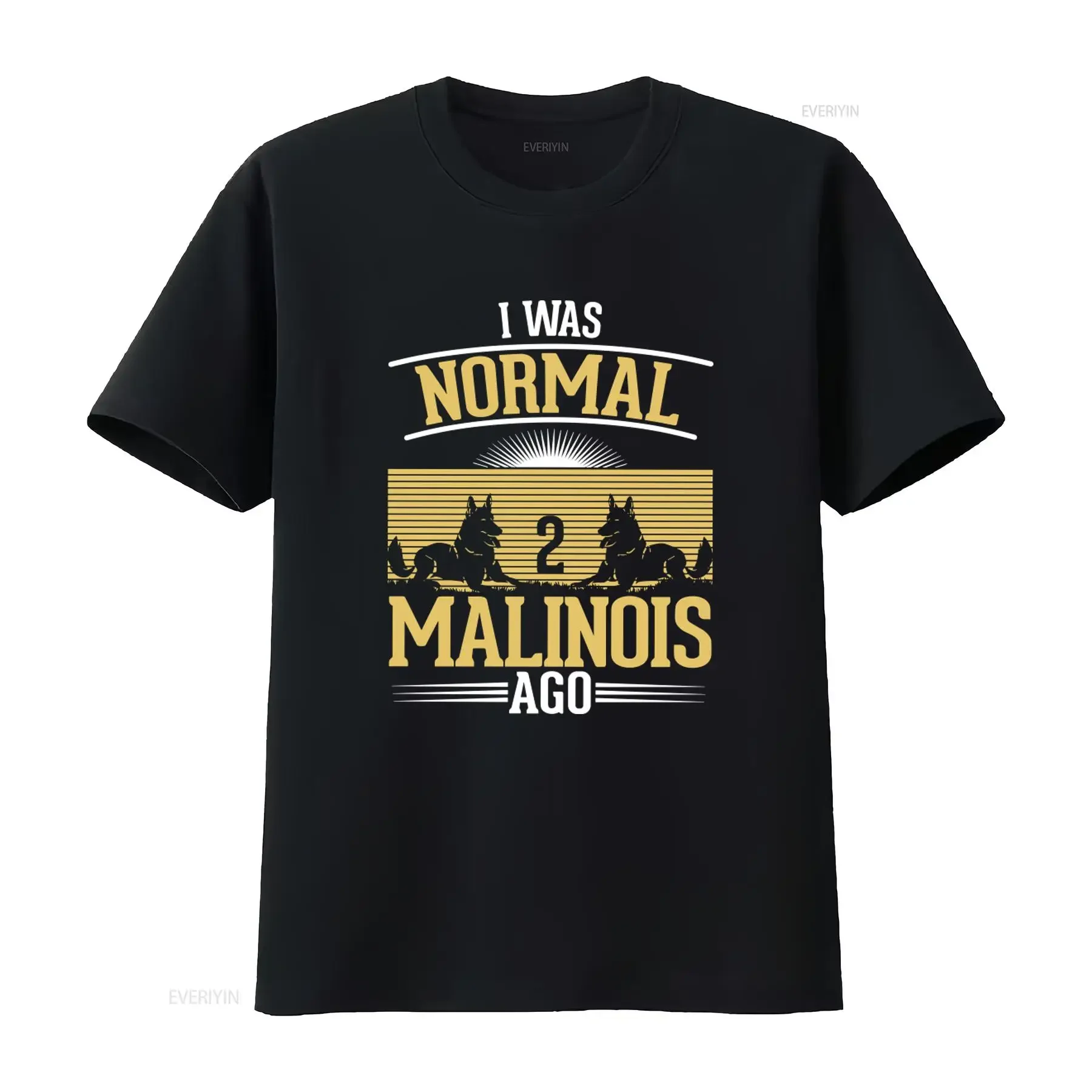I Was Normal 2 Malinois Ago Vintage Style Belgian Dog Lover T Shirt Mom Mechelse Herder Dutch Shepherd vintage Washed