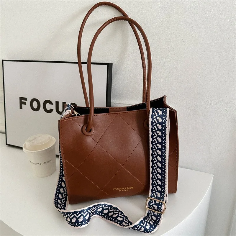 Bolso cruzado de estilo occidental para mujer, bandolera sencilla a la moda, bolso de hombro cuadrado pequeño