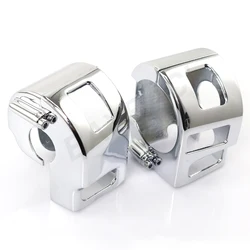 Motorcycle Chrome Switch Housing Cover Caps For Kawasaki Vulcan 1500 1600 1999-2007 2000 2001 2002 2003 2004 2005 2006