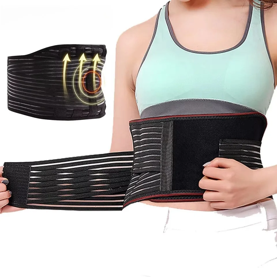 Tourmaline Self Heating Waist Support Belt Sciatica Scoliosis Herniated Disc Lower Back Pain Relief Warm Lumbar Support Belt