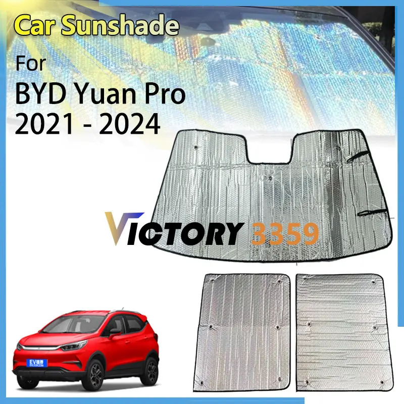 

For BYD Yuan Pro S1 Accessories 2024 - 2021 Front Windshield Window Visor Sunroof Sunshade Heat Insulation Proof Protection Part