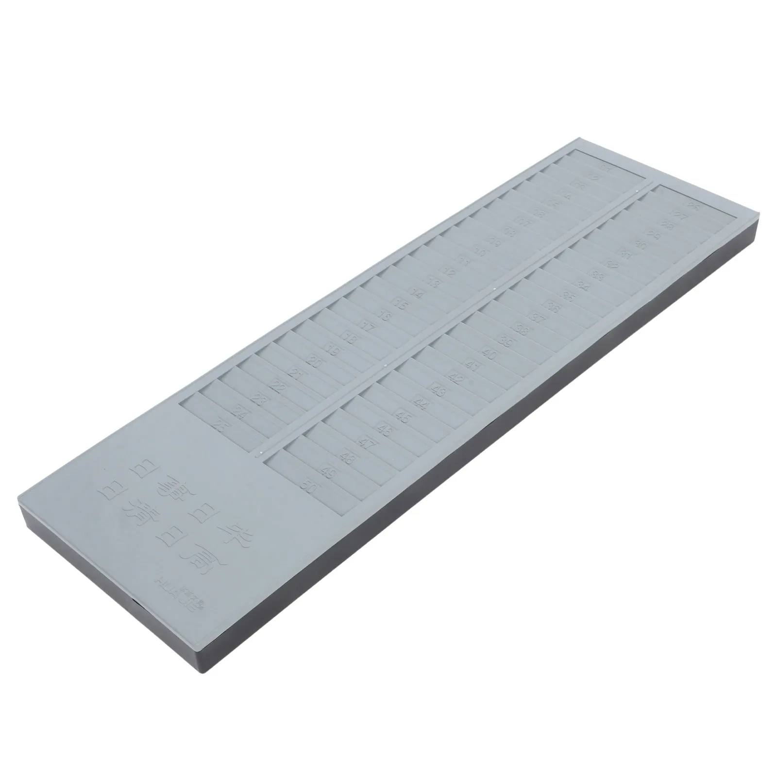 50-plastic-multi-pockets-storage-ganizers-wall-mount-time-cards-rack-holder-warehouse-hanging-time-cards-holder-label