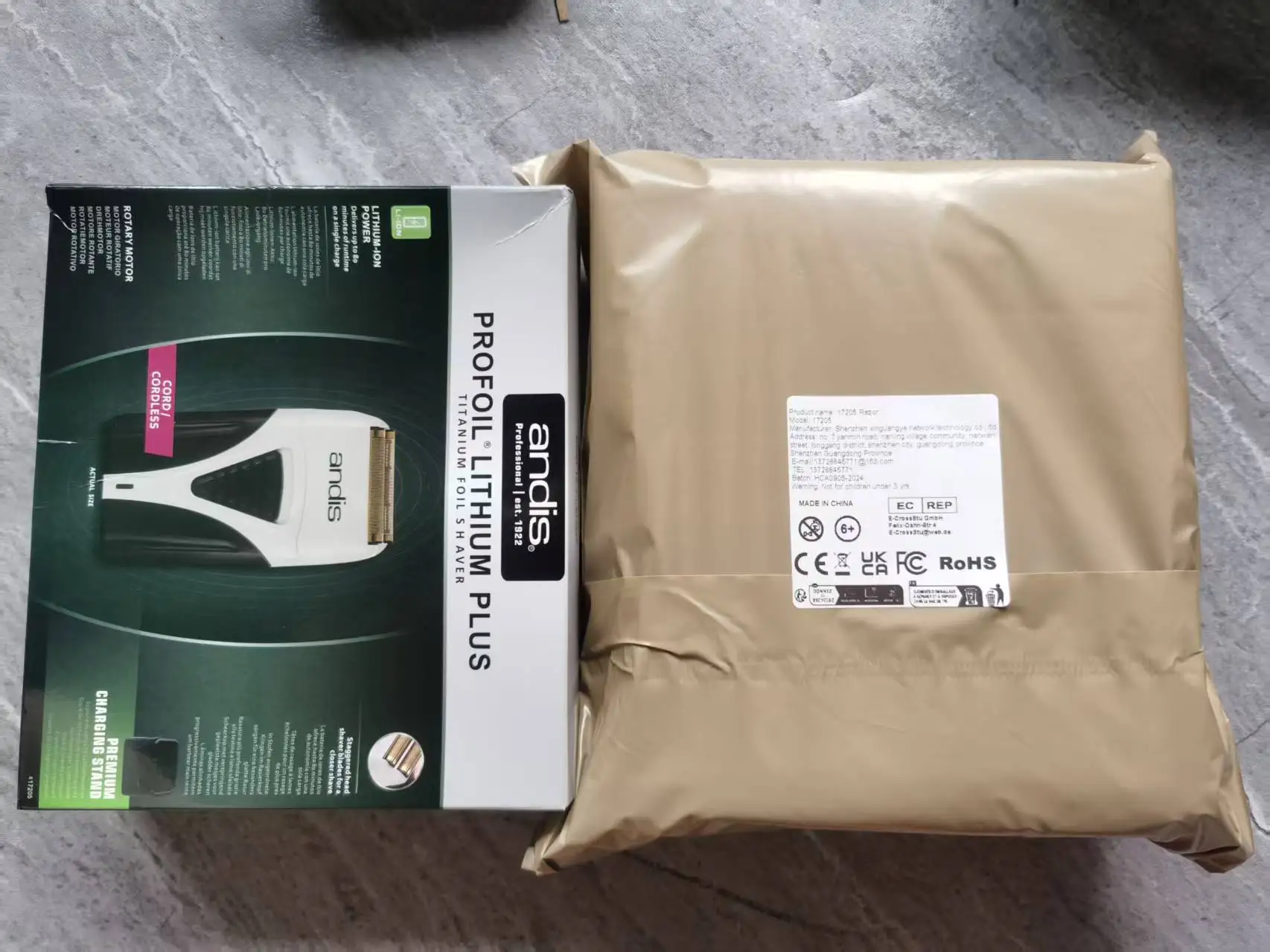 الأصلي andis 17205 الحلاق المقص الكهربائي النفط رئيس تبييض مقص الشعر الترددية الحلاقة ماكينة حلاقة