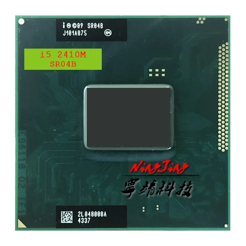 Intel Core i5-2410M i5 2410M SR04B 2.3 GHz Used Dual-Core Quad-Thread CPU  3M 35W Socket G2 / rPGA988B