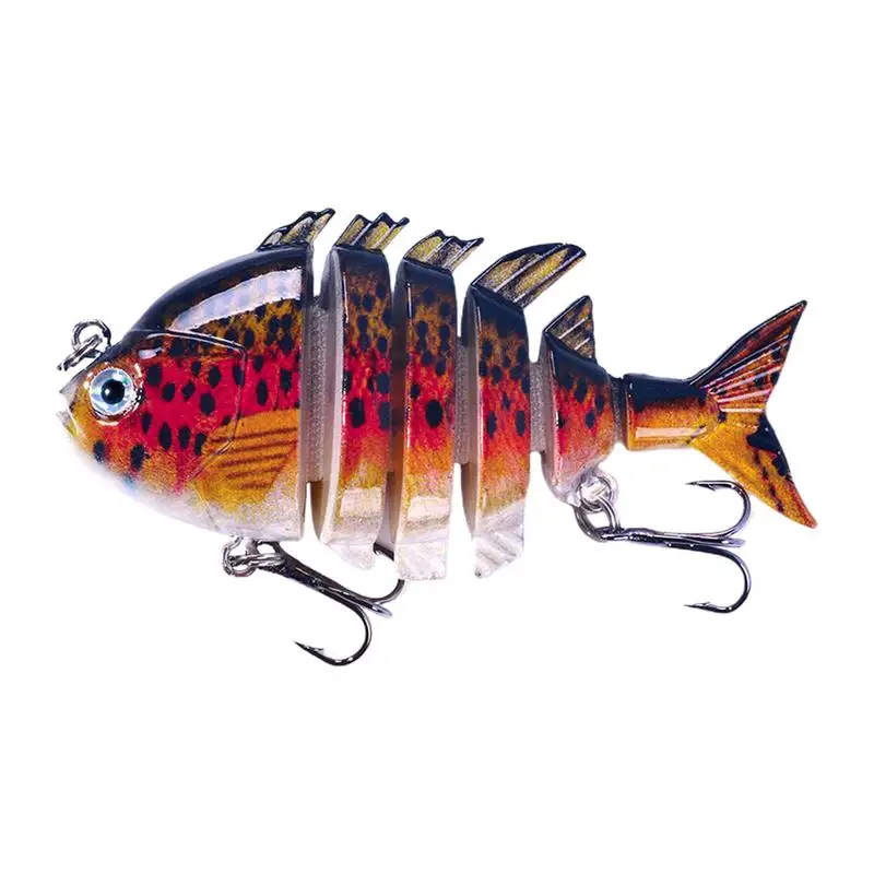 

Fishing Lures Multi Jointed Swimbait Crank Bait Slow Sinking Realistic Artificial Bait Freshwater Saltwater Bass Fishing