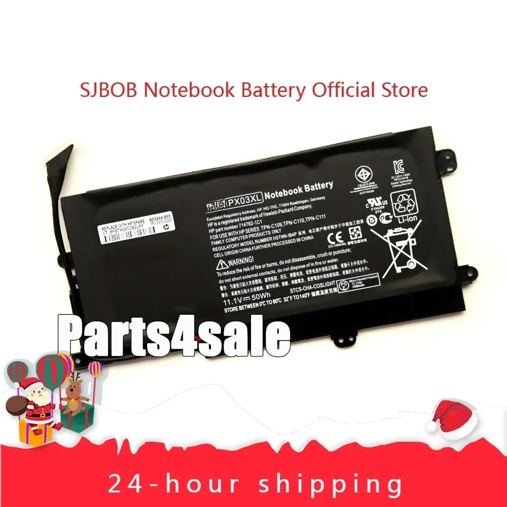 

2025 New Genuine PX03XL Battery for HP ENVY TouchSmart M6 14-K HSTNN-IB4P HSTNN-DB4P Laptop battery