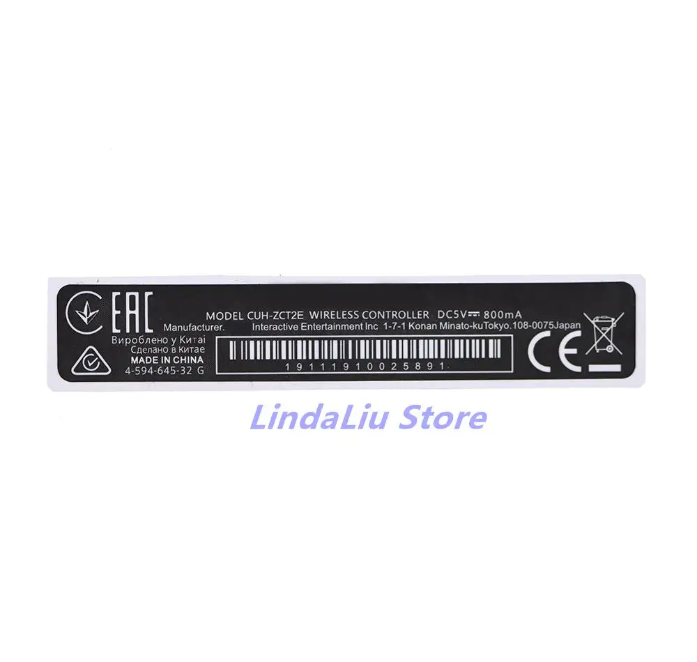 5 قطعة الإسكان شل سليم الأسود عودة التسمية ملصق ل PS4 إصلاح أجزاء ل PS4 تحكم التسمية عودة المقرب التسمية