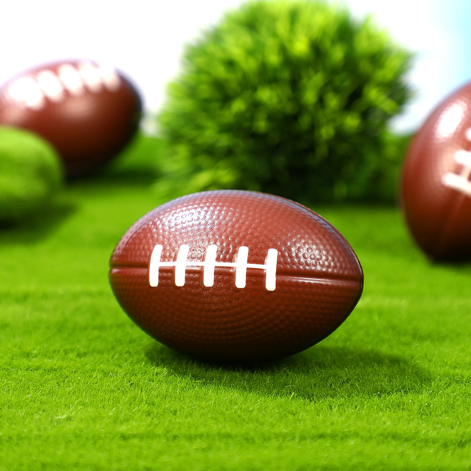 3 Stück Mini-Sport-Quetschbälle zum Stressabbau und zur Krafttraining, ideal für Partygeschenke, Aktivitäten im Hinterhof, Pool, Spielaktivitäten