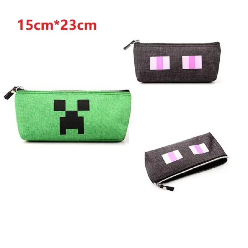 EnderDragon Action Figure Toy Pencil Box Case Minecrafte Creeper Kid Student Zombie Creeper Woman Cosmetic Bag Birthday Gift Toy