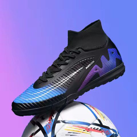 Original Men Football Field Boots Professional Society Cleats Children Soccer Shoes Grass Training Kids Non Slip Football Shoes