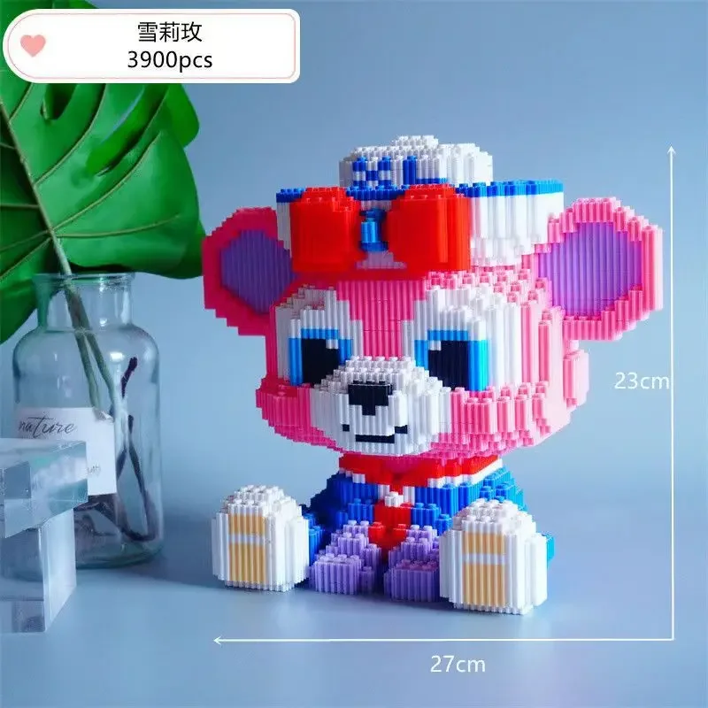 ShellieMay Small Particle Blocks Cute Puzzle Children's Toy Girl Series Birthday Gift Ornament