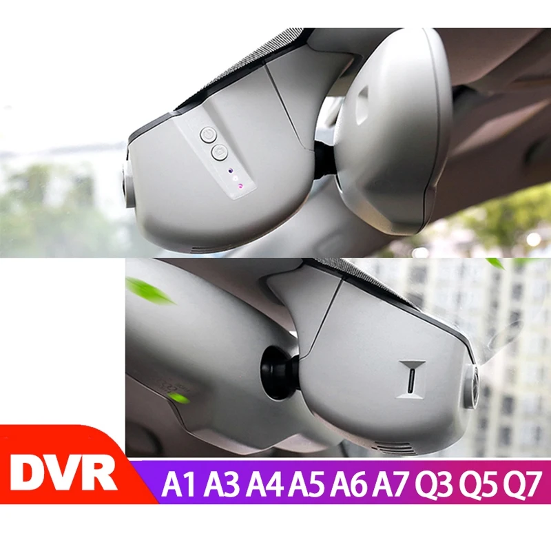 Car DVR 1080P Dual Lens Dash Camera WIFI Video Recorder For  A1 A3 A4 A5 A6 A7 A8 Q2 Q3 Q5 Q7 2004-2020