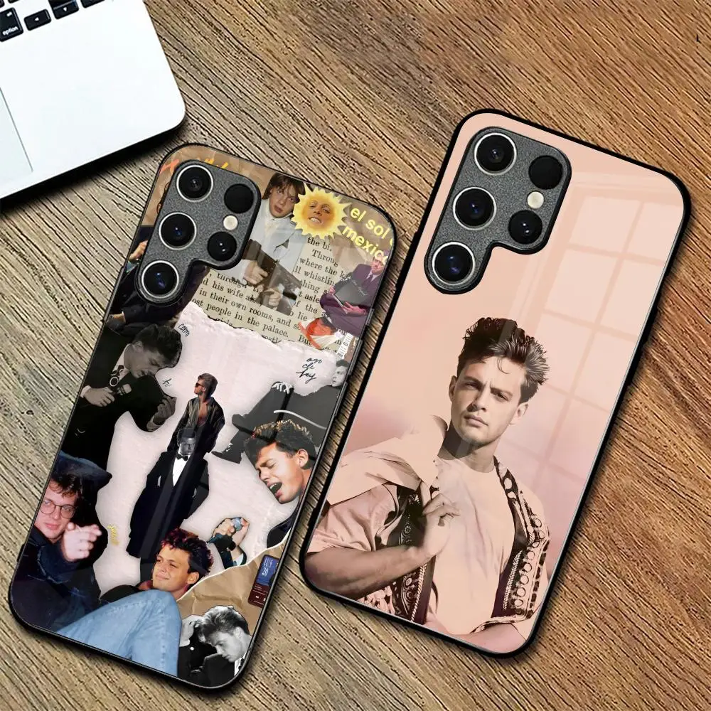 

Стеклянный чехол для телефона Singer L-Luis Miguel MAISTO Mouse Pad для Samsung Galaxy A15 A25 A35 A55 A14 A54 A13 A33 A53 A51 A05 A04