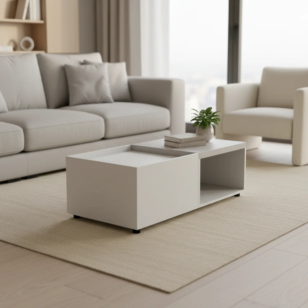 &Modern Style Office Furniture Particle Board Material  Coffee Table Suitable for Home or Office Building