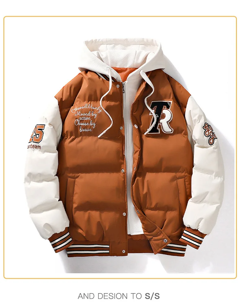 2026 Winter New High Quality Cotton-padded Jacket Men's Women's Large Street Clothing Cotton-padded Jacket Men's Coat Clothing