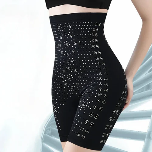 Imagen 2 del producto Bragas de cintura alta para mujer, ropa interior sin costuras para el cuerpo, bragas planas fuertes para el vientre, bragas adelgazantes posparto, ropa moldeadora de glúteos