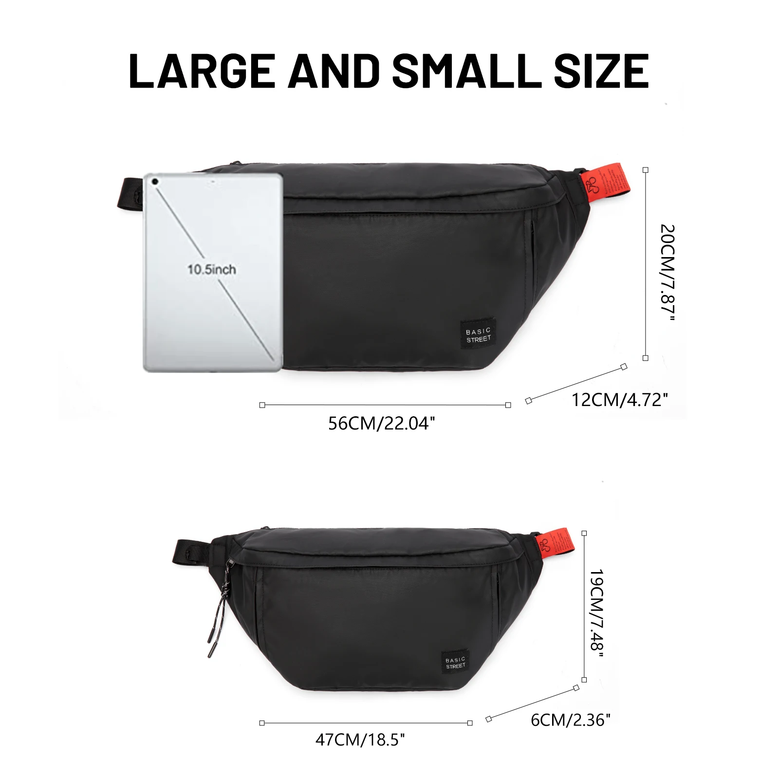 Fanny Packs Waist Pack for Women Men, Fashion Crossbody Fanny Packs Waterproof Mini Waist Bag Belt Bag for Travel Sports Running