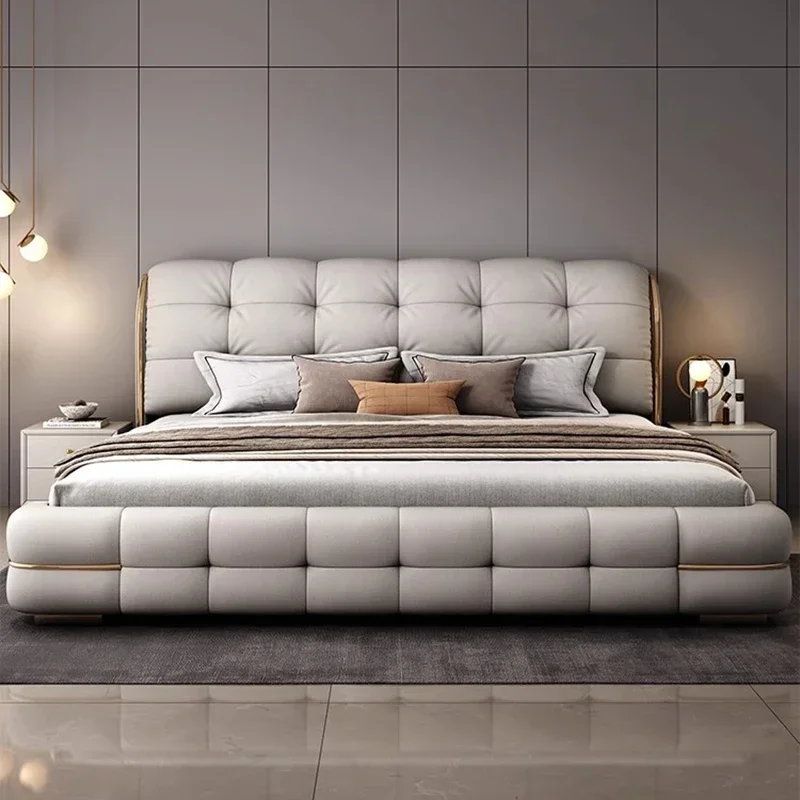 

Рамки-органайзер для кровати размера «queen-size», минималистичная мягкая кровать «king-size», необычные роскошные современные Muebles Para El Hogar, украшение для дома