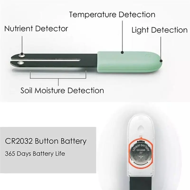 A36T-Garden Plant Care Flower Monitor Soil Water Fertility Smart Tester Testing Sensor 4Pcs Detector For Mijia APP Gardening