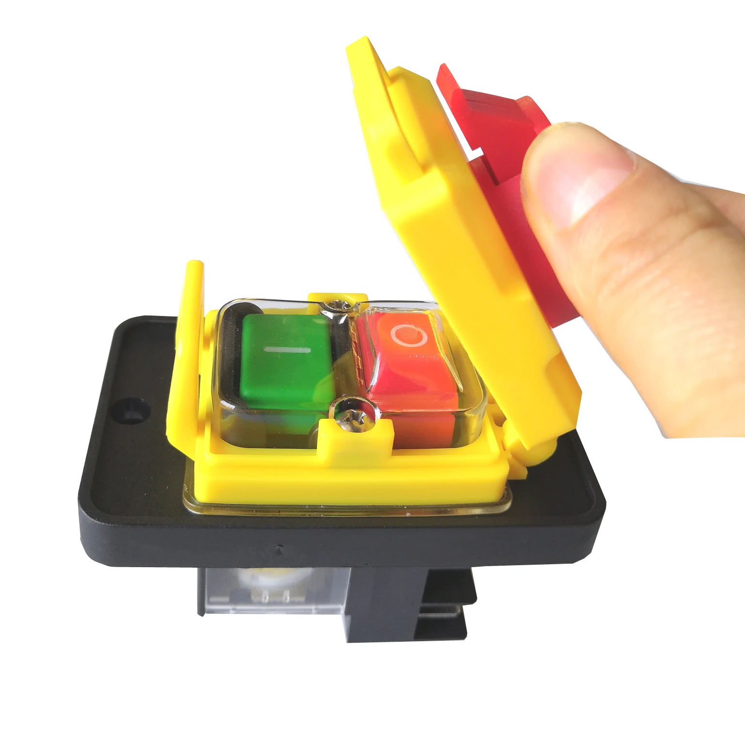 for KEDUs KJDs12-14 250V 6-Pins Start Stop No Volt Release Push Button Switch Common to Woodshop and Metalwork Machines