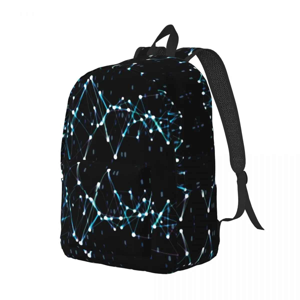 Plexus Neural Network Node Internet Data Backpack Student Boys Girls BookBag Children School Bag Laptop Shoulder Bags