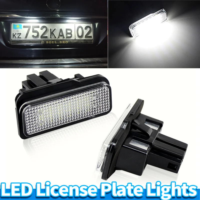 

Светодиодная подсветка номерного знака ДЛЯ Tesla Model S для Mercedes Benz C-Class S203 E-Class W211 S211 CLS-Class W219 SLK-Class R171