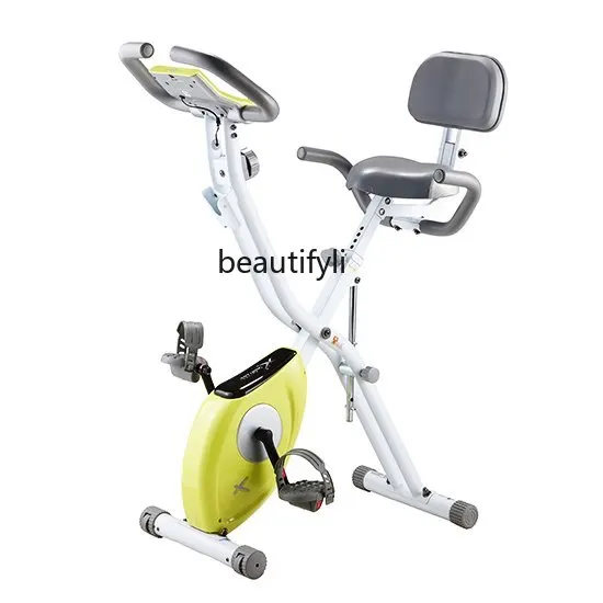 

Spinning bicycle Fitness bicycle Home silent Indoor weight loss device Women's sports equipment Folding pedal machine