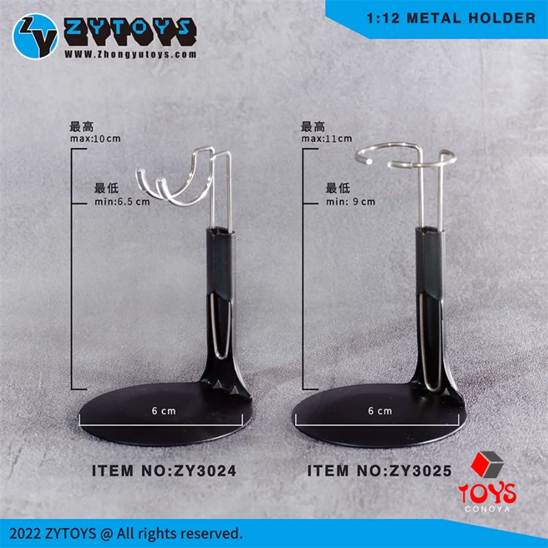 ZYTOYS ZY3024 ZY3025 1/12 Soldier Holder U-Type C-Typer Action Figure Bracket Stand For 6-inch Action Figure Body Dolls