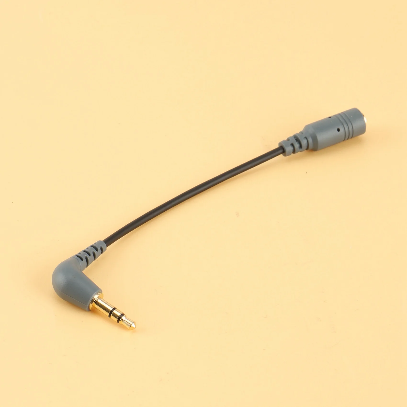 كابل ميكروفون بديل SC3 لملحقات ميكروفون محول Rode 3.5 مم TRRS ذكر إلى أنثى TRS، SC3 أسود A002