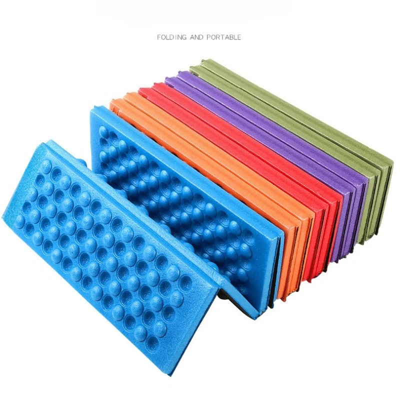 في الهواء الطلق نزهة التخييم حصيرة الشاطئ مقاوم للرطوبة طوي XPE وسادة المشي لمسافات طويلة المحمولة الحصير الصغيرة حوض البيض وسادة مقاومة للماء #4