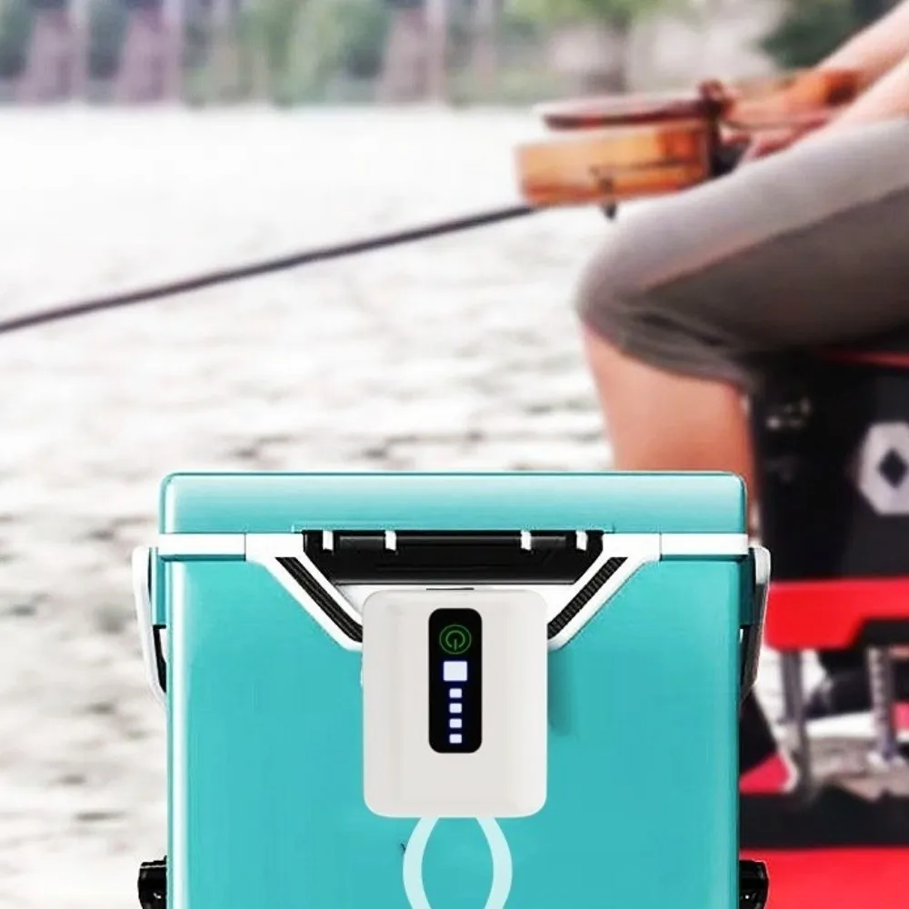 70H/40H حوض السمك مضخة أكسجين مقاوم للماء الترا صامت الصيد مضخة أكسجين ثنائي الغرض USB شحن مولد أكسجين خزان السلاحف