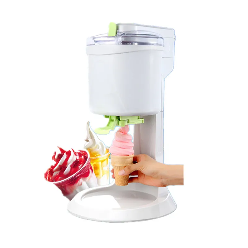 Gran oferta, Mini máquina de helado automática de gran capacidad de 1L, máquina de helado casera para niños, herramienta de fabricación rápida de 10 minutos