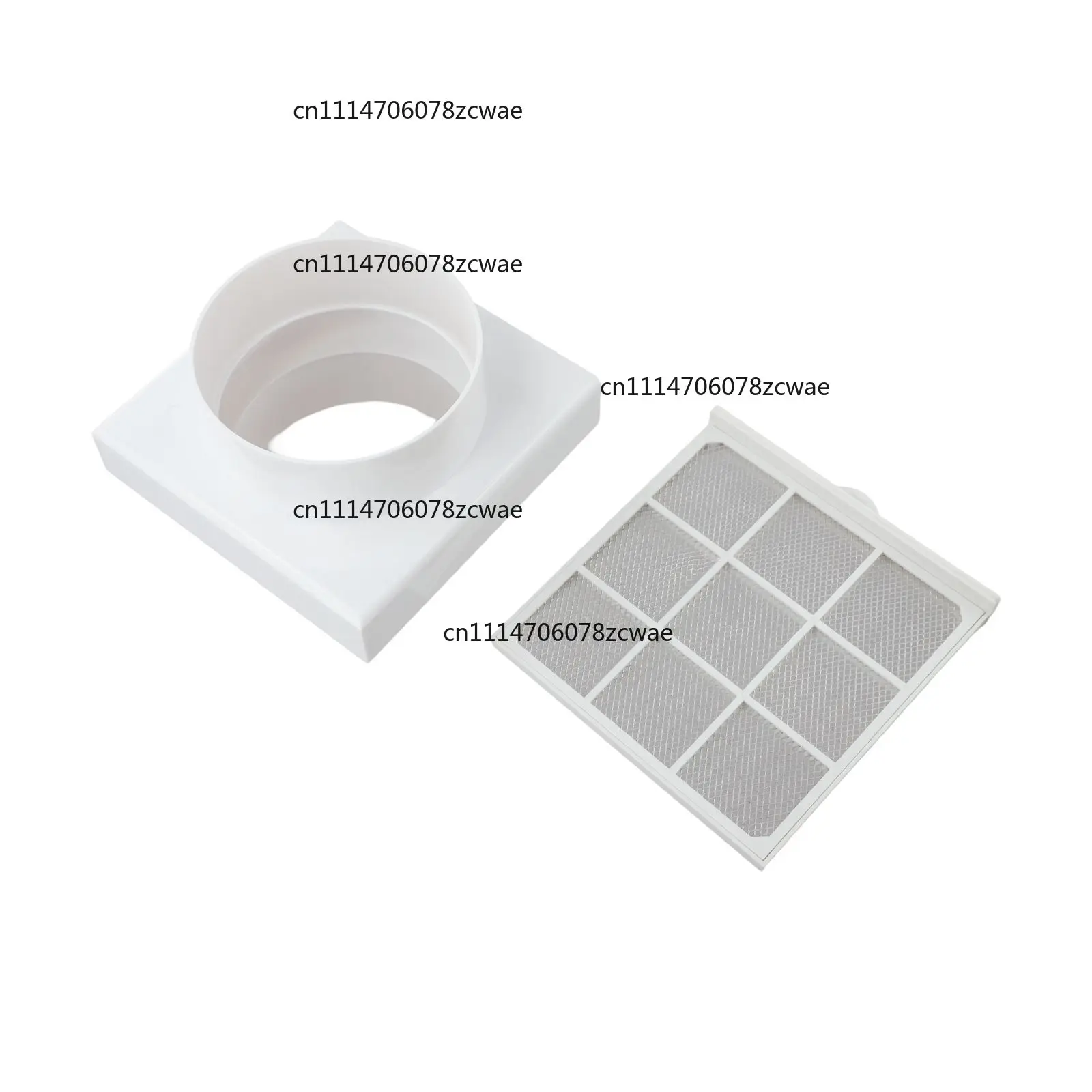 for PVC and PE Pipes and Aluminum Foil Tubes Removable Washable Dust Filter Ventilation Duct Filter with Aluminum Alloy Mesh
