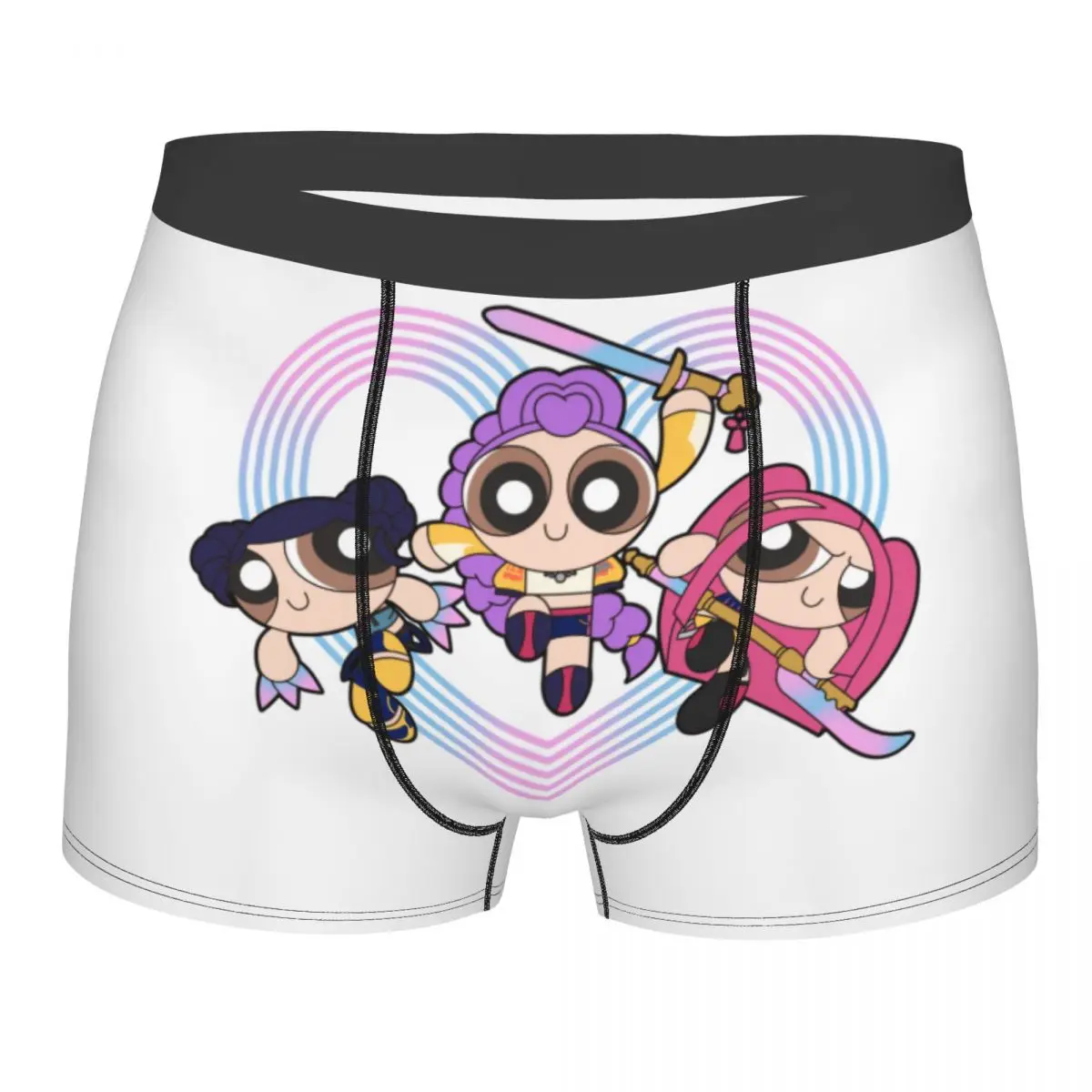 

Male Fashion Powerpuff Girls Cartoon Animation Underwear Boxer Briefs Men Breathbale Shorts Underpants