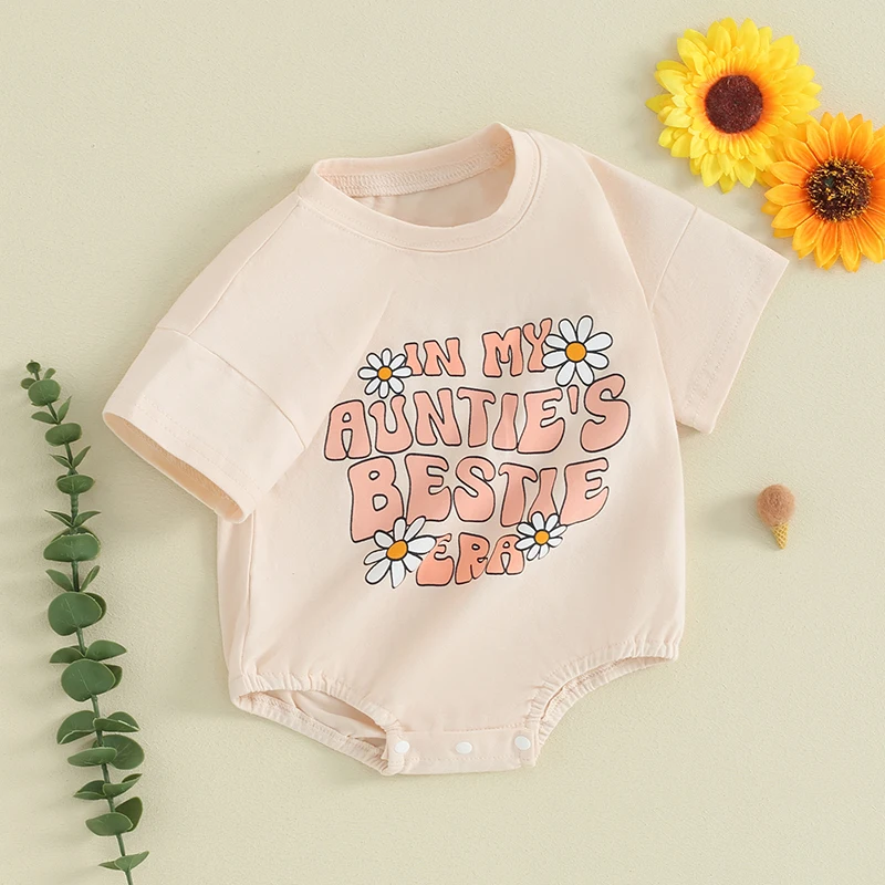 

Newborn Baby Girl Outfit Summer Outfit Short Sleeve Bubble Romper T-Shirt Bodysuit Jumpsuit Tops