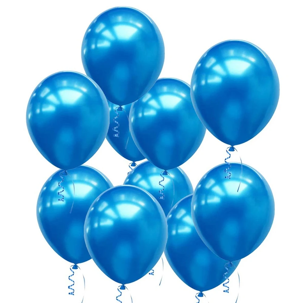 Confezione da 60 palloncini rossi bianchi e blu Palloncini per feste in lattice da 12 pollici Decorazione perfetta per feste di compleanno per tutte le occasioni