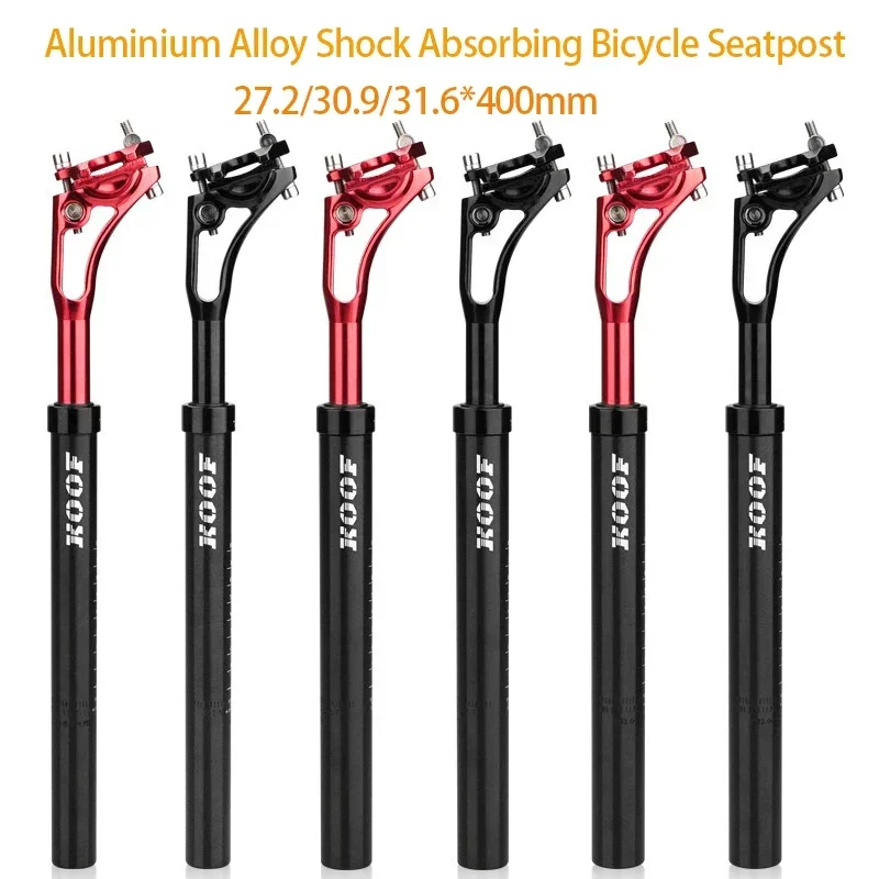 MTB Shock Absorbing Bicycle Seatpost  27.2/30.9/31.6mm Bike Seat Tube 400mm Aluminium Alloy Bicycle Accessories