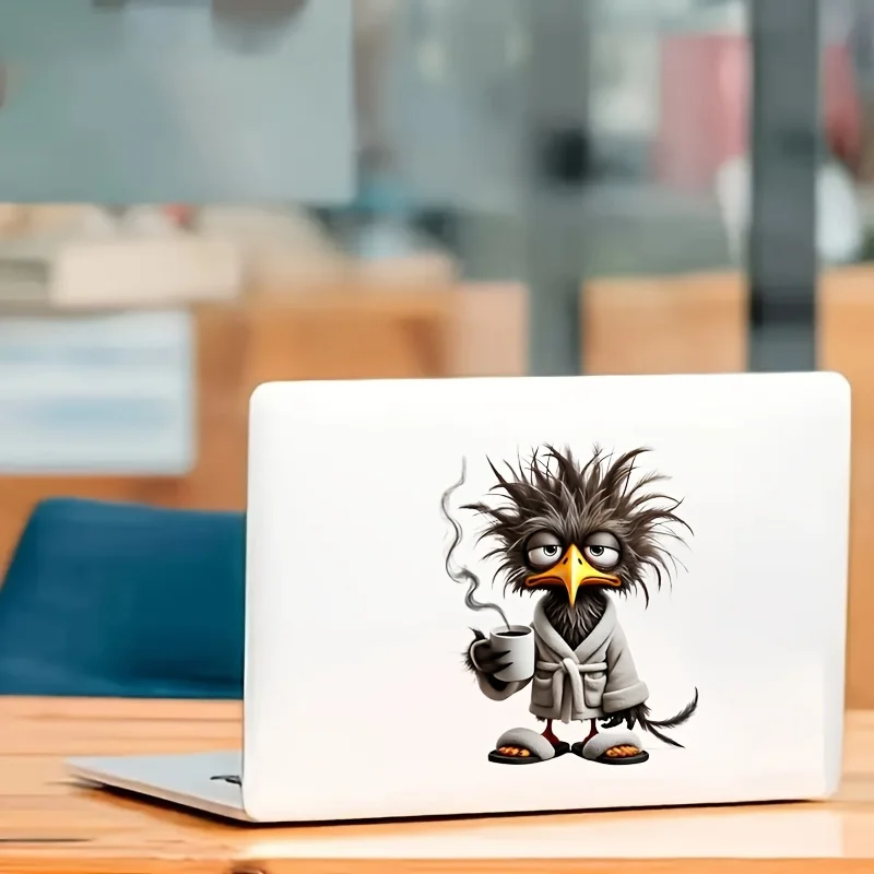 Insomniac Bird Satirical and Adorable Creative Motorcycle Sticker Car Sticker Laptop Sticker Helmet Sticker Waterproof Vinyl
