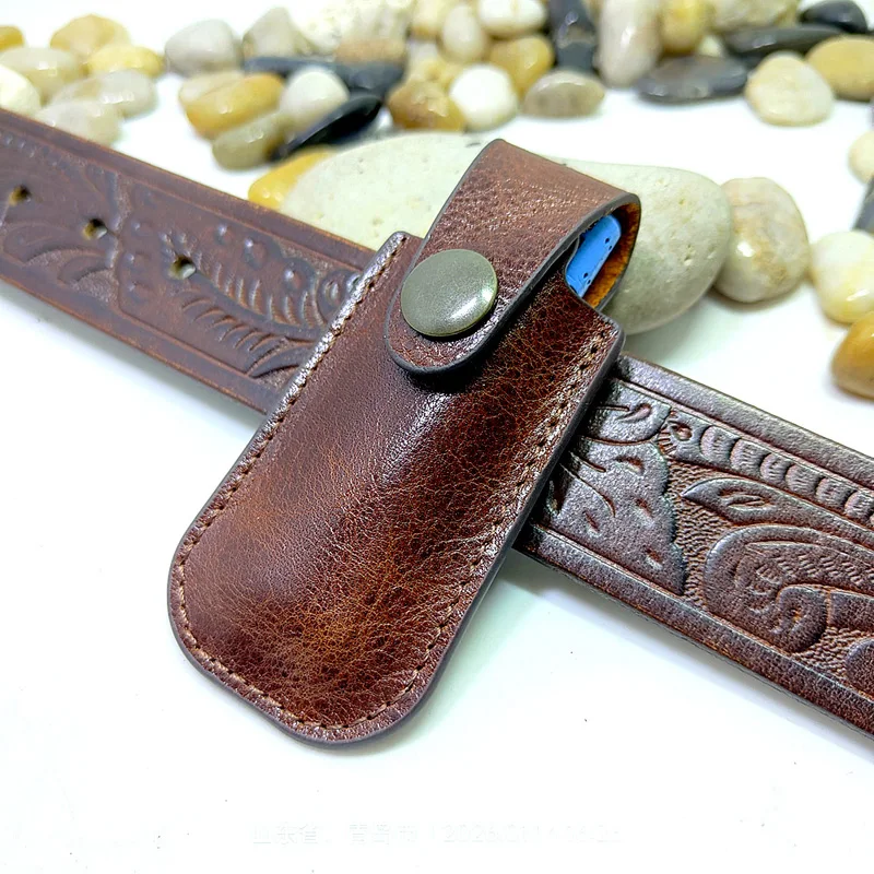 

Blongk мини-поясная сумка для ключей, кожаный маленький чехол для ключей, поясная сумка, одноразовый чехол для зажигалки, чехол для зажигалки WD-HJ