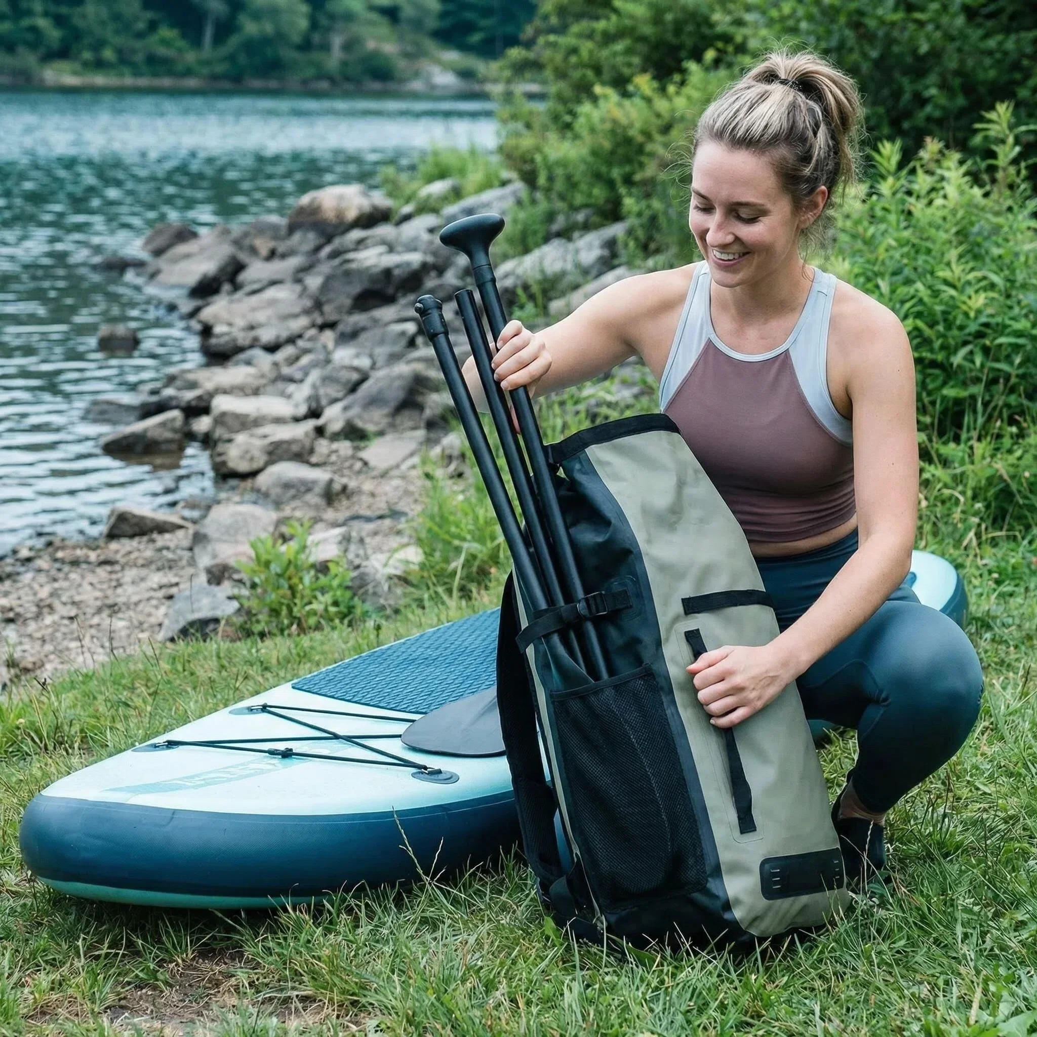 3-teiliges, verstellbares Alum – Sup Paddle Carbon Fiber Bewertung und Preis
