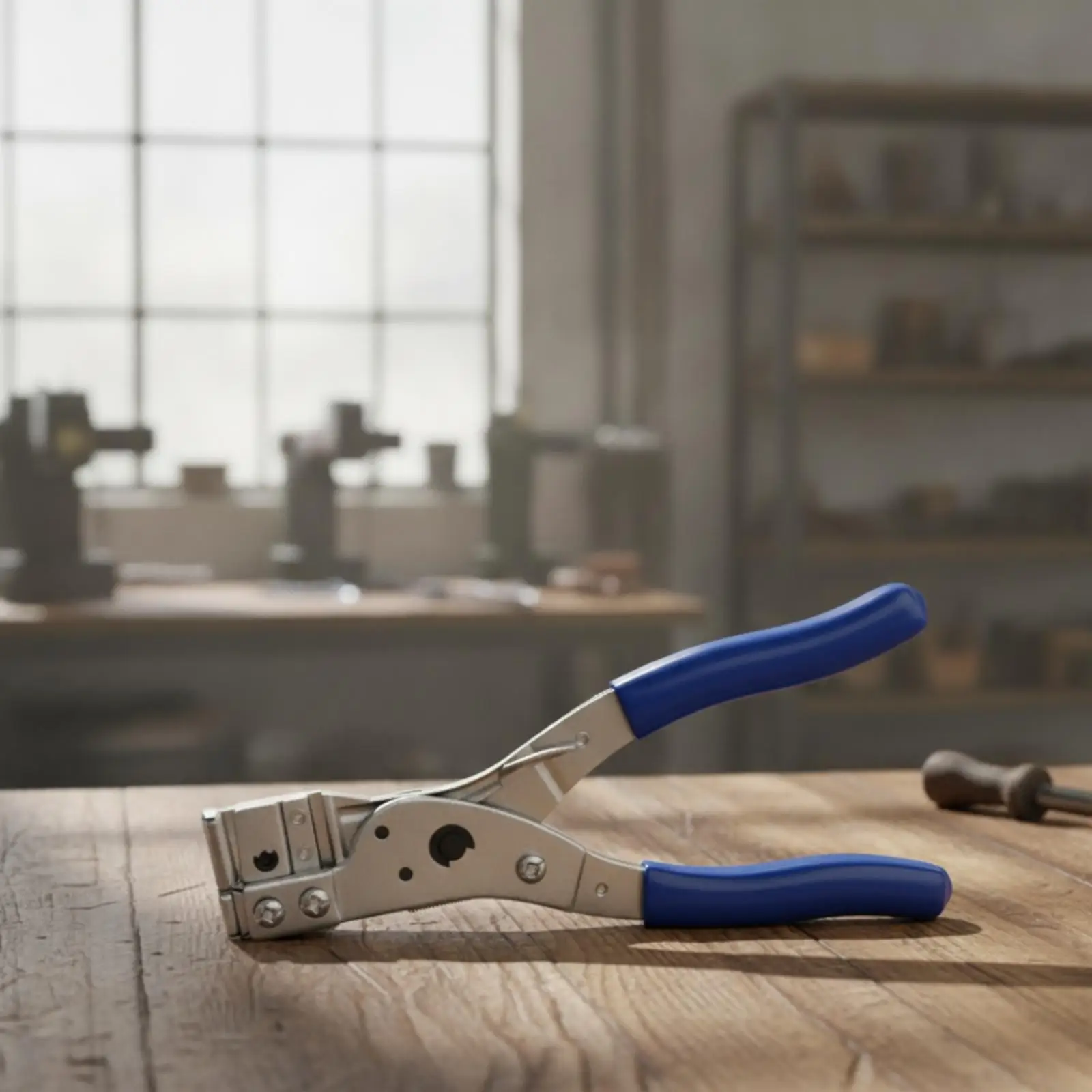 Spring Assisted Cable Tie Tensioner Pliers with 90mm Handle Span for Comfortable Repeated Use