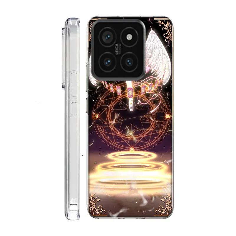 Card Captor Sakura Anime Clear Phone Case For Xiaomi Poco F6 F5 Pro F3 X5 X4 NFC F4 X3 GT M5 M5S M4 M3 Pro F2 F1 Cover Coque Har