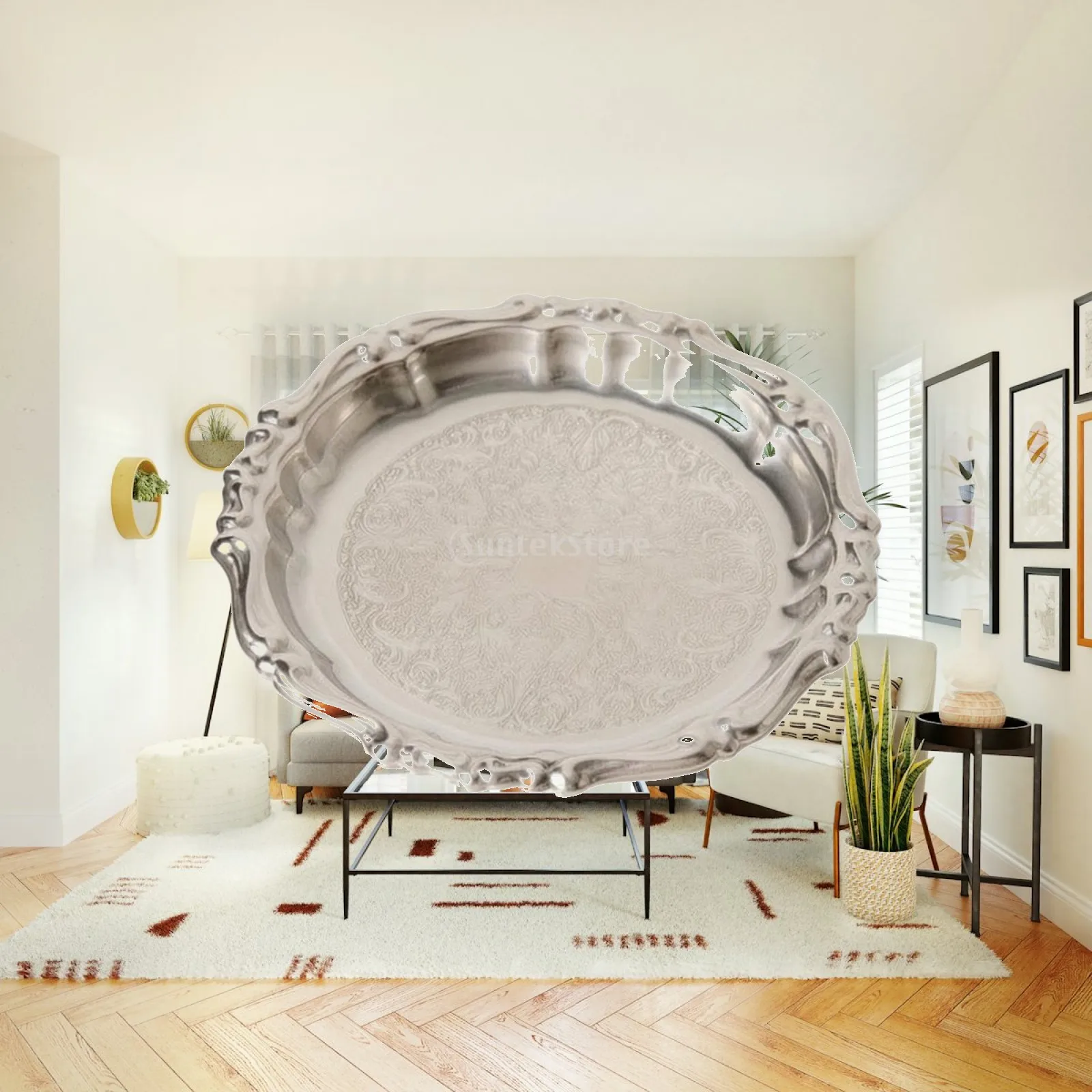 Stainless Steel Coaster Sturdy Cup Mat Modern for Coffee Service, Cafes, Hosts