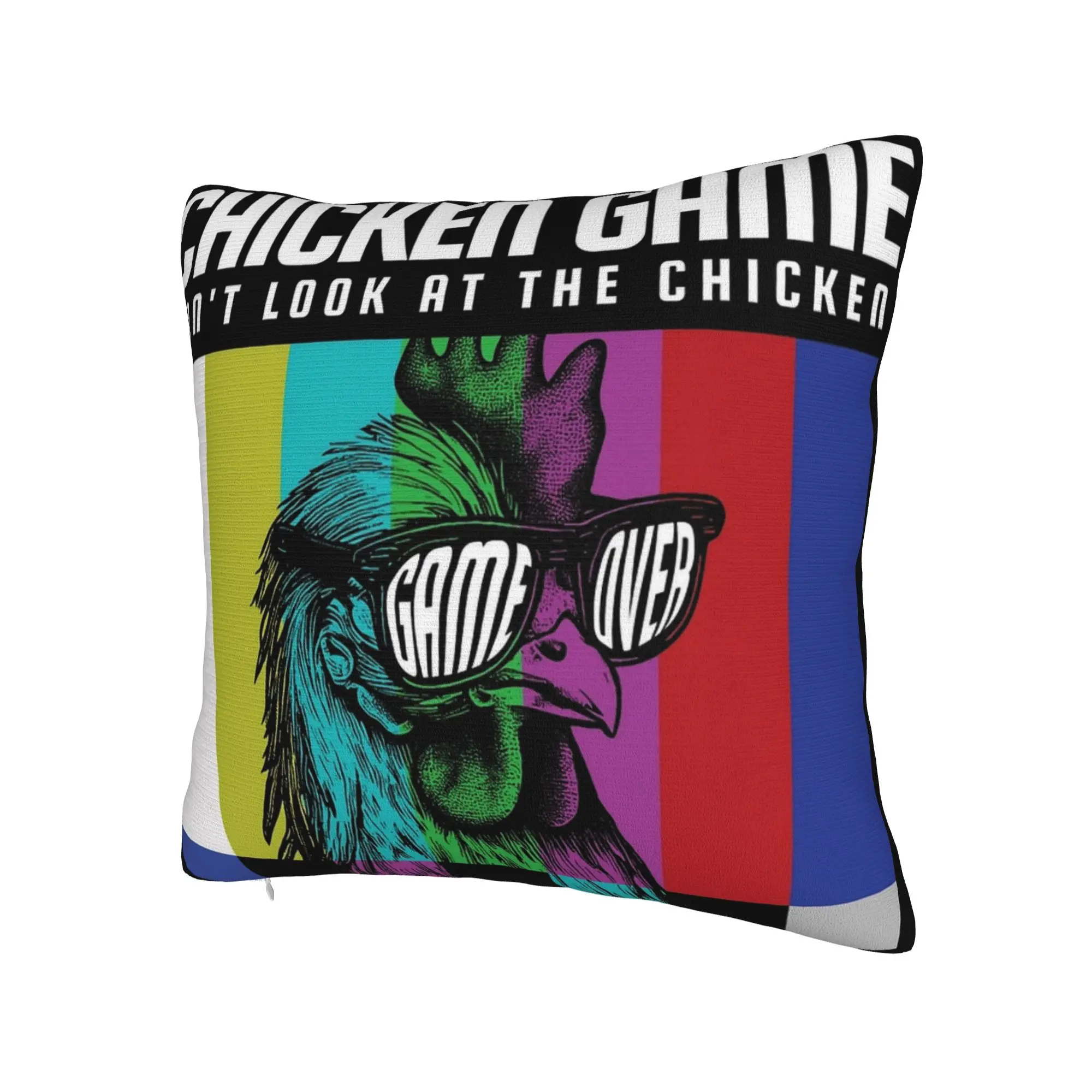 Chicken Game Dont Look At The Chicken Pillow Cover Printing Cushion Cover Decorative Pillow Case Cover Home Multiple Sizes