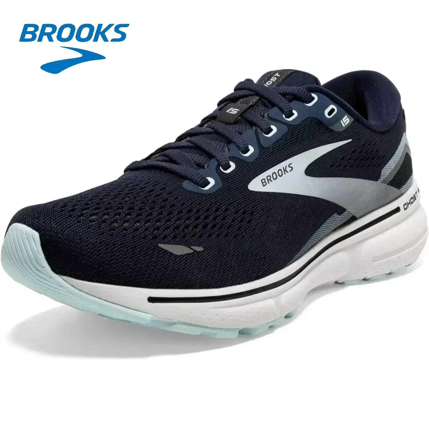 Brooks Women's Ghost 15 Neutral Running Shoe Long-Distance Road Sport Training Casual Sneakers